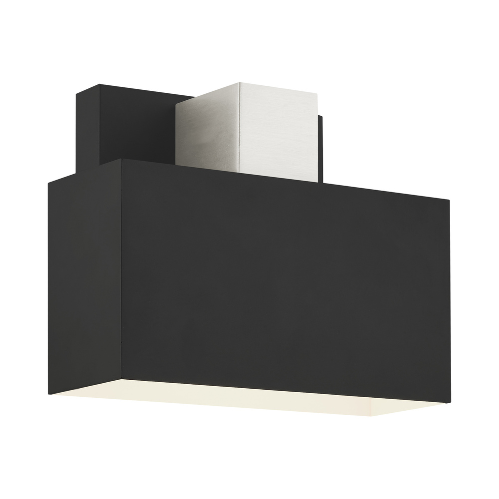 1 Lt Black  Outdoor ADA Wall Sconce