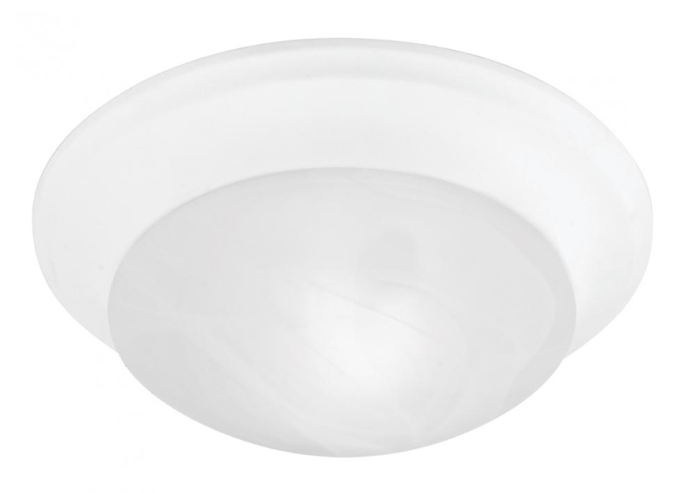 1 Light White Ceiling Mount