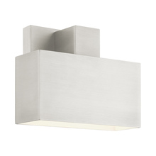 Livex Lighting 22422-91 - 1 Lt Brushed Nickel Outdoor ADA Wall Sconce