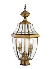 Livex Lighting 2254-01 - 2 Light AB Outdoor Post Lantern