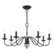 Livex Lighting 52167-04 - 7 Lt Black Chandelier