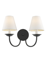 Livex Lighting 5272-04 - 2 Light Black Wall Sconce