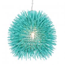 Varaluz 169M01AQ - Urchin 1-Lt Mini Pendant - Aqua Velvet