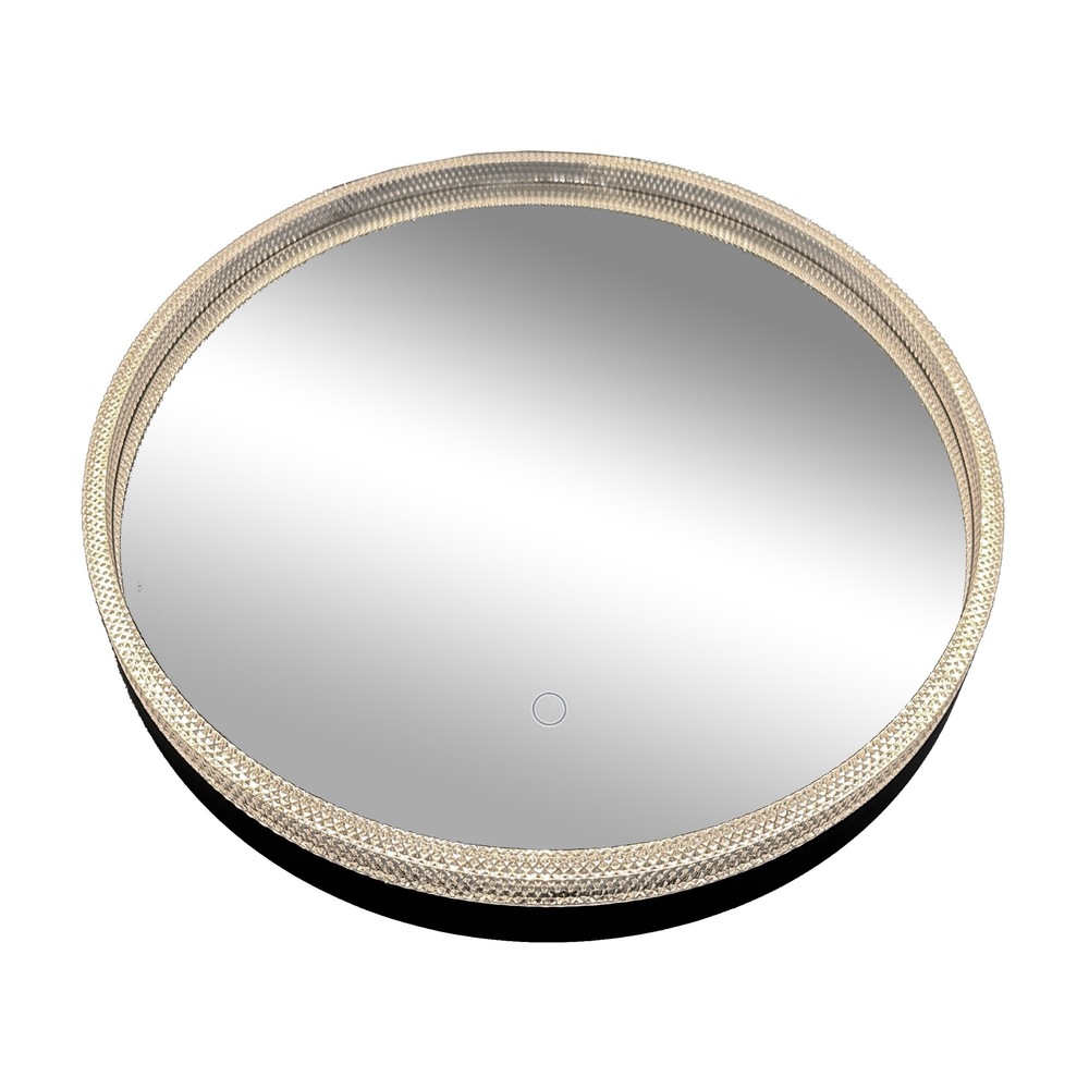 Reflections Collection LED Mirror, Matte Black