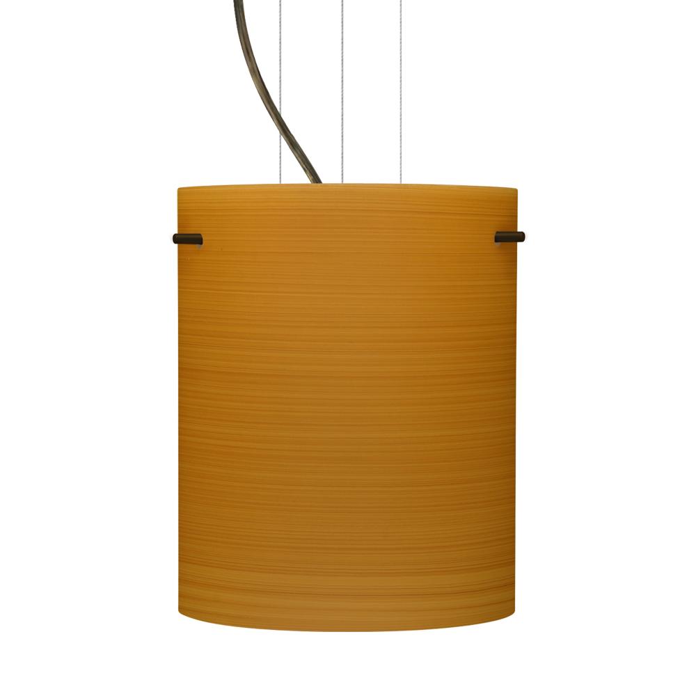 Besa Tamburo 8 Pendant Oak Bronze 1x11W LED, 15Ft. Option