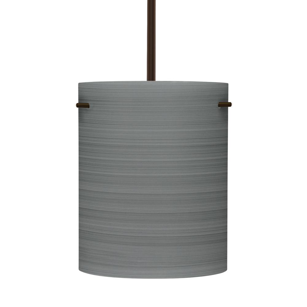 Besa Tamburo 8 Pendant Titan Bronze 1x11W LED, 15Ft. Cord