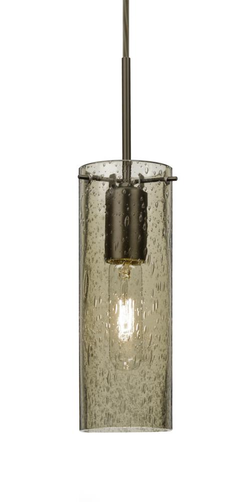 Besa, Juni 10 Pendant For Multiport Canopy, Latte Bubble, Bronze, 1x60W Medium Base