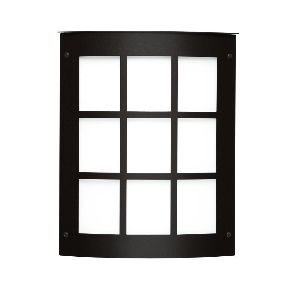 Besa Outdoor Moto 8 Grid Black White Acrylic 1x60W E12