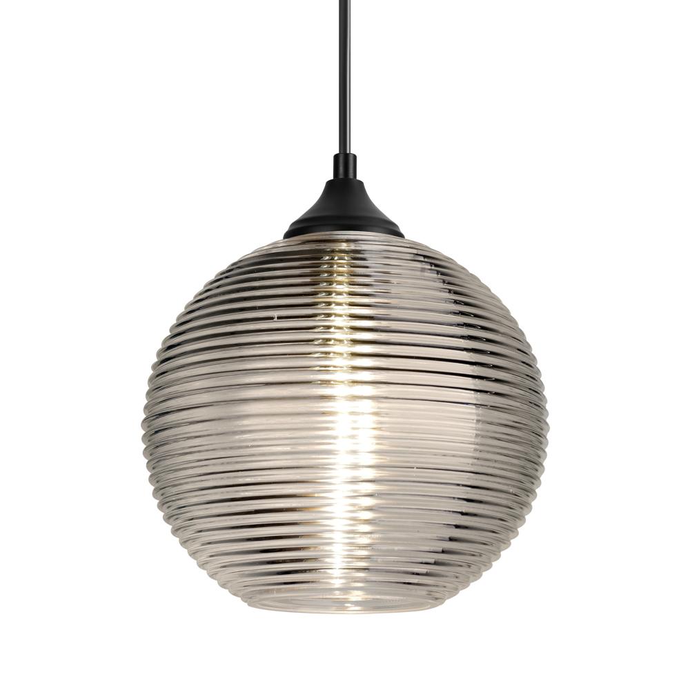 Besa Kristall 8 Pendant Black Smoke 1x9W LED