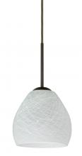 Besa Lighting 1BC-412260-HAL-BR - Besa Bolla Pendant Bronze Cocoon 1x40W G9