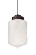 Besa Lighting 1JC-OLINFR-EDIL-BR - Besa Olin Pendant Bronze Frost 1x4W LED Filament