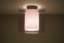 Besa Lighting 1KM-A18407-BR - Besa Ceiling Pahu 12 Bronze Transparent Amethyst/Opal 1x100W Medium Base