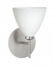 Besa Lighting 1SW-177907-LED-SN - Besa Wall Mia Satin Nickel Opal Matte 1x5W LED