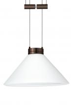 Besa Lighting 1XA-117607-BR - Besa Pendant Kona Bronze White 1x50W Halogen