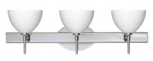 Besa Lighting 3SW-467907-CR - Besa Wall Brella Chrome White 3x40W G9