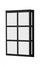 Besa Lighting BREE16-WA-BK - Besa Outdoor Bree 16 Black White Acrylic 2x60W B10