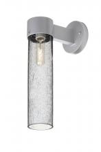 Besa Lighting JUNI16CL-WALL-SL - Besa, Juni 16 Outdoor Sconce, Clear Bubble, Silver Finish, 1x60W Medium Base