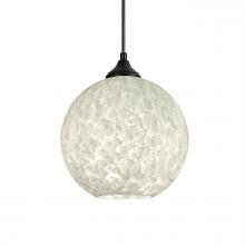 Besa Lighting OP-COCO819-LED-BK - Besa Coco 8 Pendant, Carrera, Black Finish, 1x9W LED