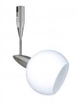 Besa Lighting RSP-155907-12-SN - Besa Spotlight With 12" Stem Palla 3 Satin Nickel Opal Matte 1x35W Halogen Mr11