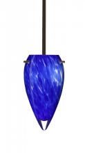 Besa Lighting 1TT-412586-LED-BR - Besa Juli LED Pendant Blue Cloud Bronze 1x9W LED