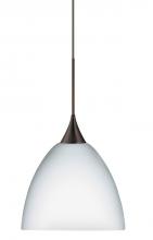 Besa Lighting 1XC-757007-BR - Besa Pendant Sasha Bronze Opal Matte 1x50W GY6.35