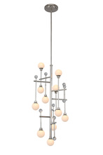 Kalco 508650PN - Mercer 11 Light Foyer