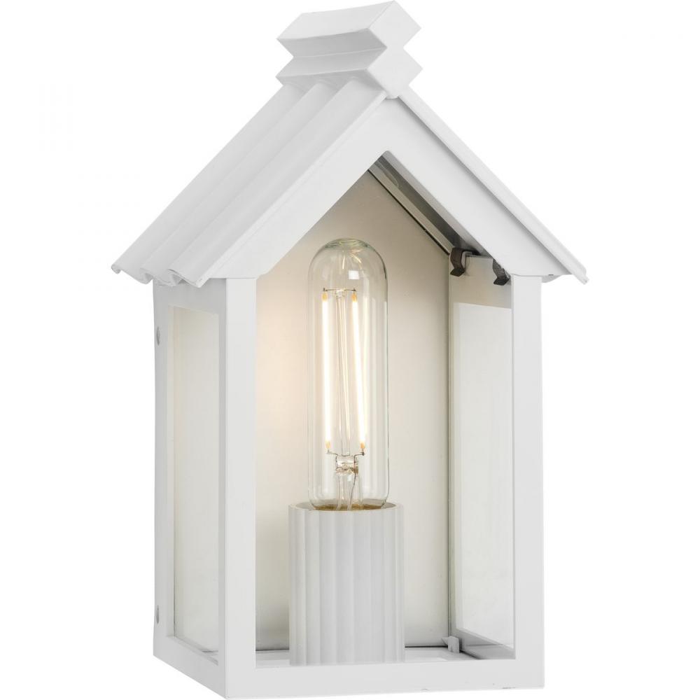 POINT DUMEÂ® by Jeffrey Alan Marks for Progress Lighting Dunemere Shelter White Outdoor Wall Lantern