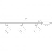 WAC US H-7011/3-CS-BK - Ocularc 7011/3 - 5CCT Track Luminaire