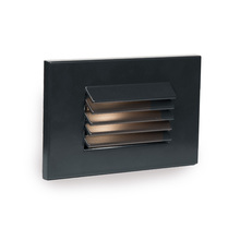 WAC US WL-LED120-AM-BK - LED Horizontal Louvered Step and Wall Light