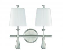 Craftmade 57402-BNK - Palmer 2 Light Vanity in Brushed Polished Nickel