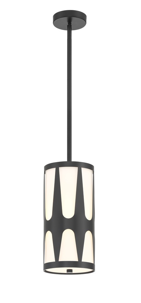 Royston 1 Light Black Mini Pendant