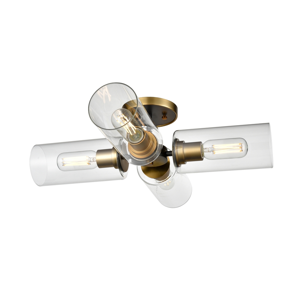 Barker 4 Light Semi-Flush Mount