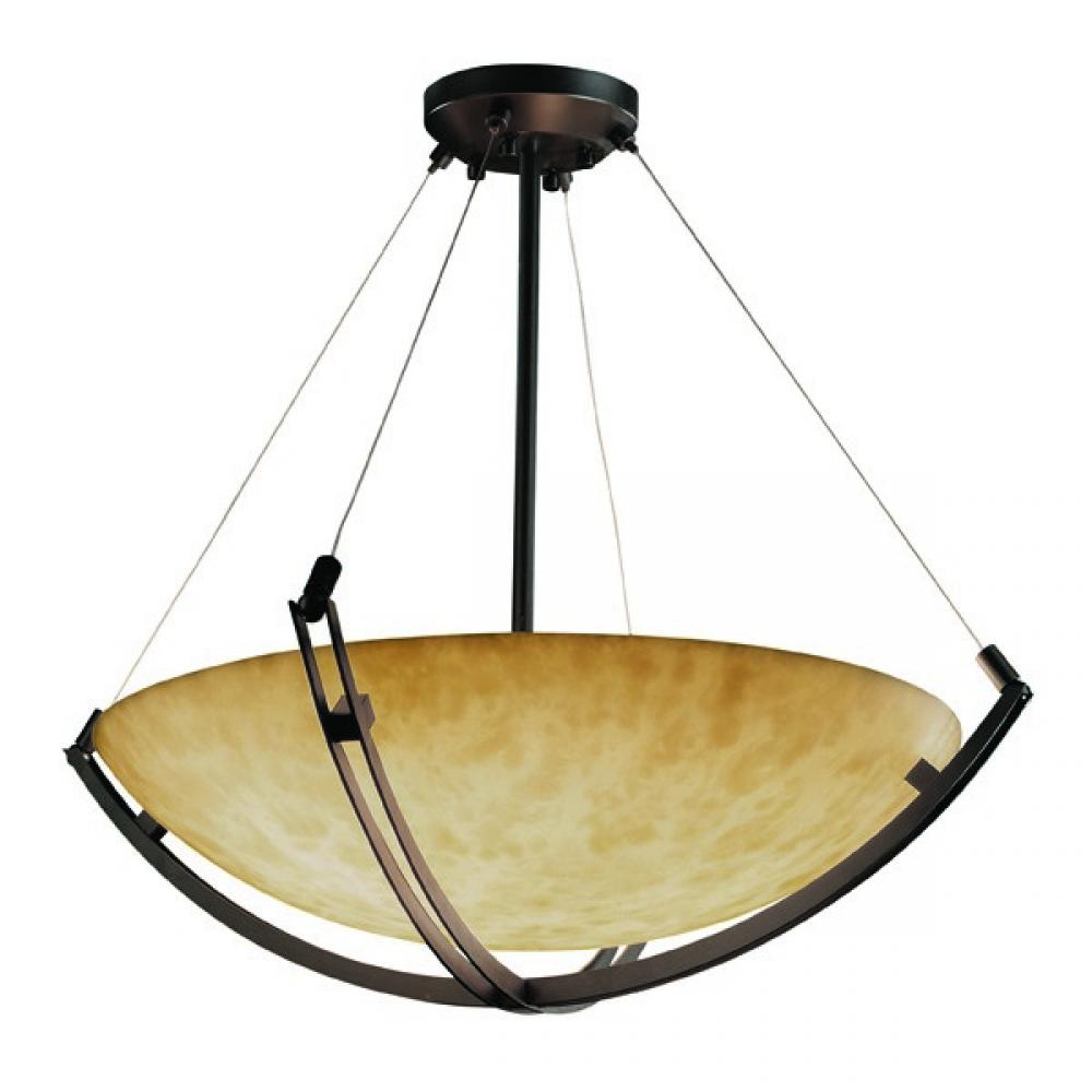 36" Pendant Bowl w/ Crossbar