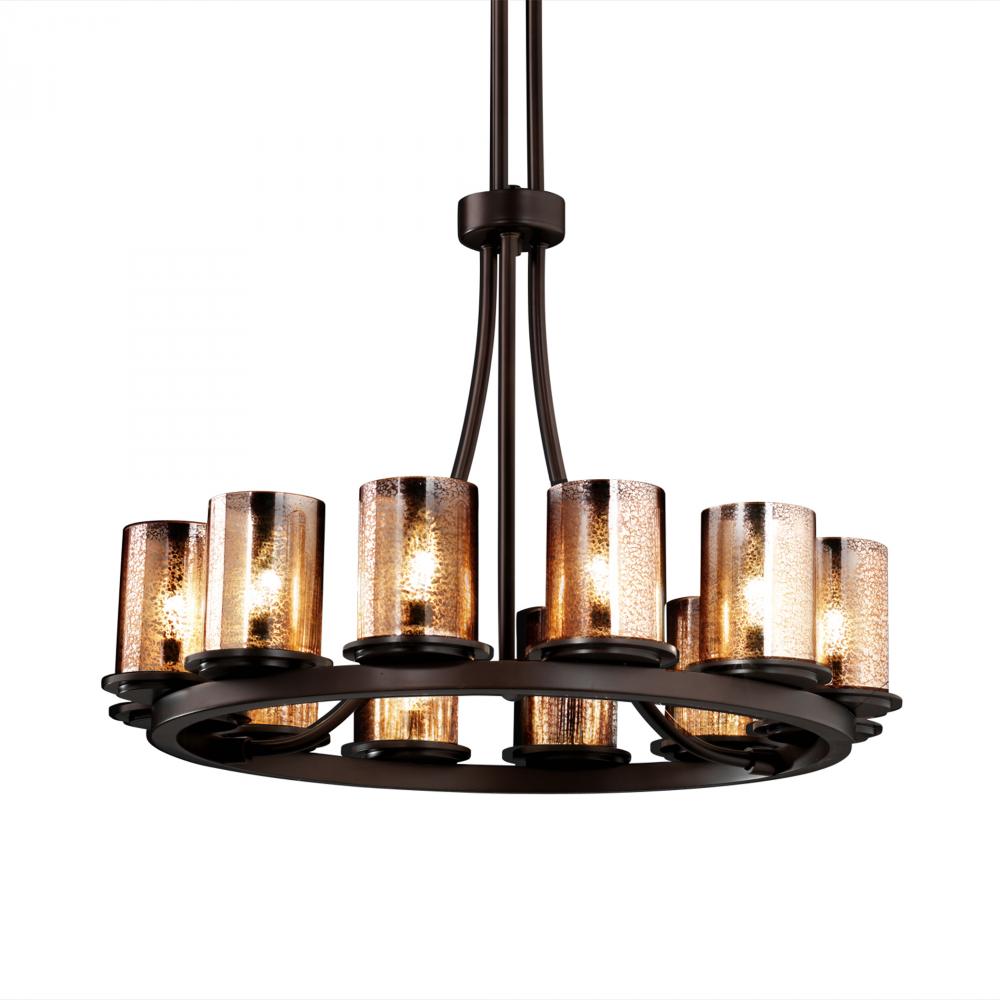 Dakota 12-Light Ring LED Chandelier (Tall)