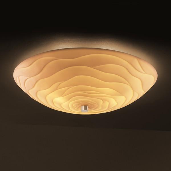 24" Semi-Flush Bowl w/ LED Lamping