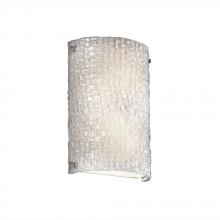 Justice Design Group 3FRM-5541-TILE-NCKL - Finials Cylinder Wall Sconce (ADA)