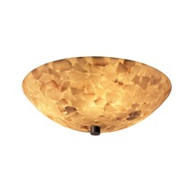 Justice Design Group ALR-9671-35-DBRZ - 18" Semi-Flush Bowl w/ GU24-LED Lamping