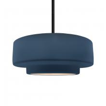 Justice Design Group CER-6545-MID-MBLK-RIGID-LED1-700 - Large Tier LED Pendant