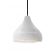 Justice Design Group CER-6560-BIS-MBLK-RIGID-LED1-700 - Small Droplet LED Pendant