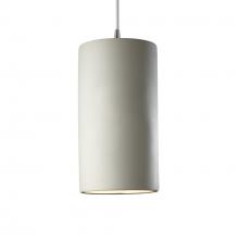 Justice Design Group CER-9625-BIS-CROM-WTCD-LED1-700 - Large Cylinder LED Pendant