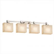 Justice Design Group CLD-8424-55-NCKL - Tetra 4-Light Bath Bar