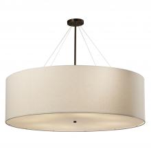 Justice Design Group FAB-9597-CREM-DBRZ-LED8-5600 - Classic 48â€ LED Drum Pendant