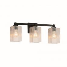 Justice Design Group FSN-8433-15-SEED-MBLK-LED3-2100 - Regency 3-Light LED Bath Bar