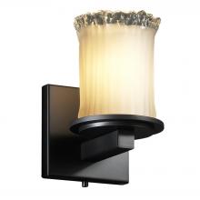 Justice Design Group GLA-8771-16-WTFR-MBLK-LED1-700 - Dakota 1-Light LED Wall Sconce