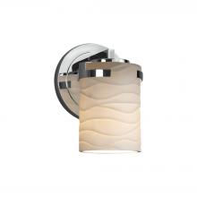 Justice Design Group POR-8451-10-WAVE-CROM-LED1-700 - Atlas 1-Light LED Wall Sconce