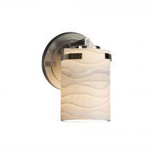 Justice Design Group POR-8451-10-WAVE-NCKL-LED1-700 - Atlas 1-Light LED Wall Sconce