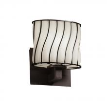 Justice Design Group WGL-8931-30-GRCB-ABRS - Modular 1-Light Wall Sconce (ADA)