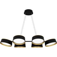 Quoizel BYS640MBK - Byrnes Matte Black Linear Chandelier