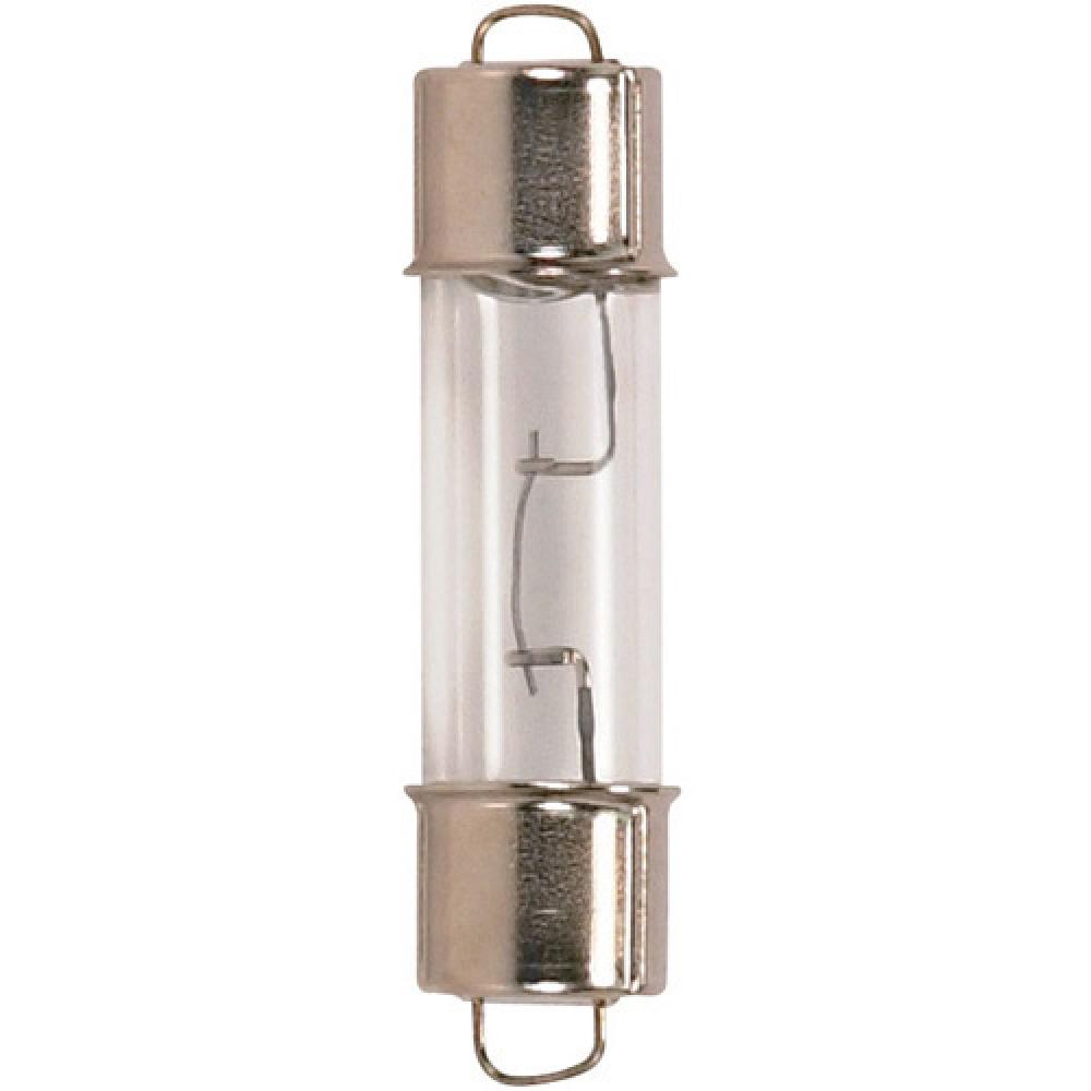 12.42 Watt miniature; Festoon; 1000 Average rated hours; DE Cap base; 12.8 Volt