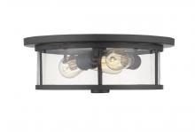 Z-Lite 462F16-BRZ - 3 Light Flush Mount